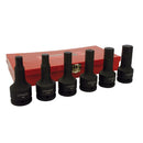Juego de 6 dados hexagonales de 3/4 x 1/2 a 1plg.