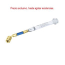 Inyector de aceite tipo jeringa para R-12