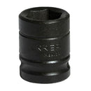 Dado corto de impacto de 1/2plg x 24mm 6ptas.