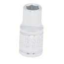 Dado corto de 1/4plg x 6mm 6ptas.