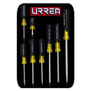 Juego de 8 desarmadores combinados cushion grip.