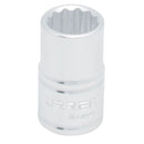 Dado corto de 1/2plg x 12mm 12ptas.