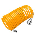 Manguera en espiral para compresor de 1/4plg x 10mts.