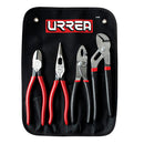 Juego De Pinzas para Electricista con 4 piezas UR-J200G Urrea