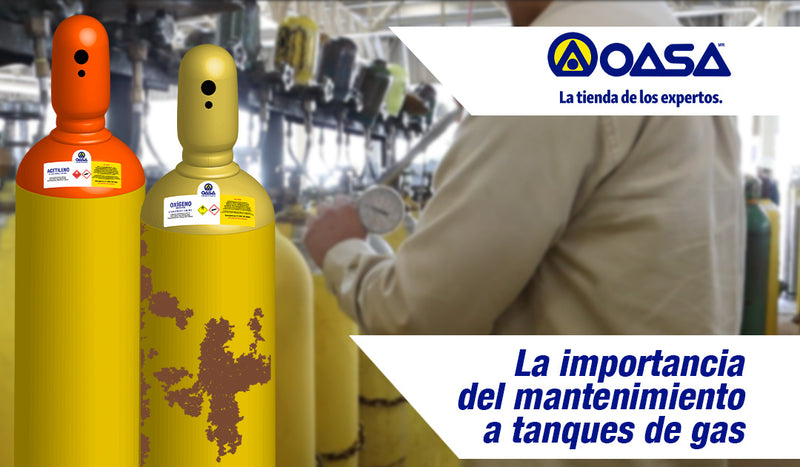 La importancia del mantenimiento en tanques de gas.