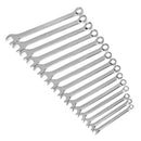 Juego de 15 llaves combinadas métrica de 8 a 22mm 12pt.