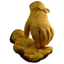 Guantes para chofer de piel con cintillo talla L