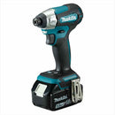 Desarmador de impacto inalámbrico hexagonal 1/4plg 180v 0-4100ipm 0-3000rpm.