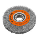 Cepillo circular de alambre ondulado 6plg.