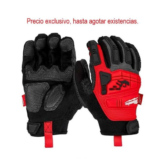 Guantes anti-impacto con palma reforzada talla XL