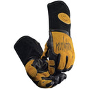 Guantes de piel para soldar MIG con varilla de forro polar talla XL