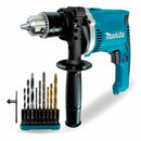 Rotomartillo eléctrico de 5/8plg concr 1/2plg acero 0-3200rpm c/ 9 brocas