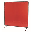 Cortina para soldador roja de 6' x 8'
