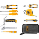 Juego de herramientas básicas con 9 accesorios.