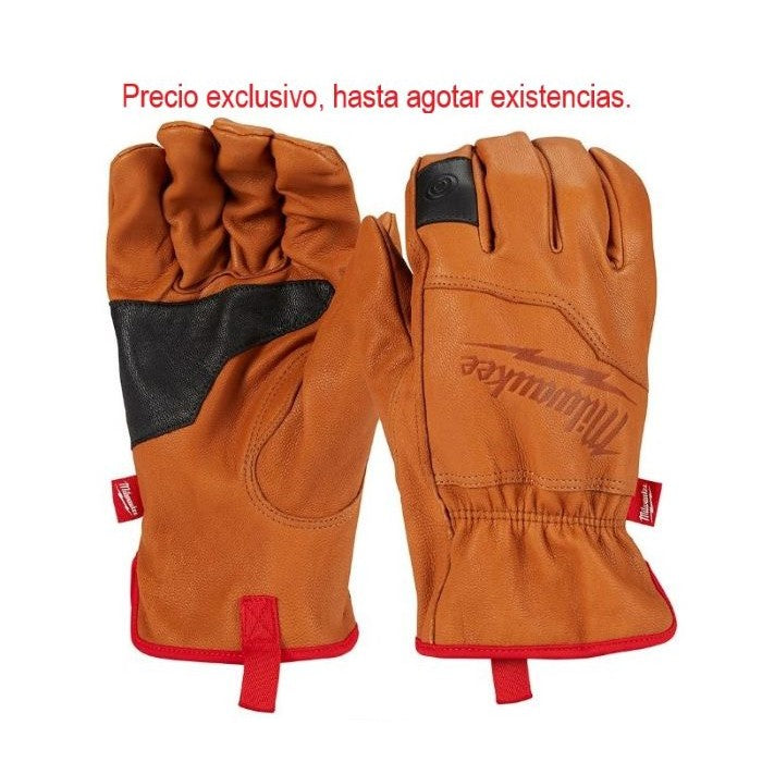 Guantes para chofer de cuero de cabra talla XL
