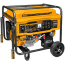 Generador de corriente a gasolina 6.6gal. 110-240v, 6500w.