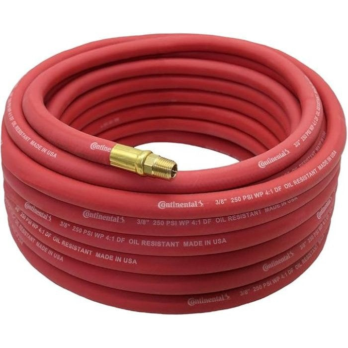 Manguera roja para aire de 1/4plg x 100ft x 1/4plg 200psi.