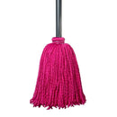 Trapeador microfibra color Fucsia mango de plástico.