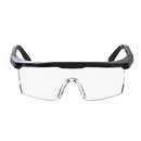 Lente de protección cuadrado mica clara de armazón negro