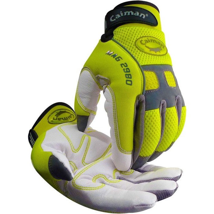 Guantes multiactividad de cuero de cabra talla L.