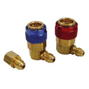 Acoplador para conversión de gas R-12 a R-134A