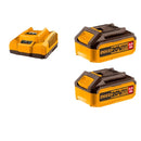 Cargador de 20v con 2 baterías 4.0Ah máx.