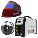 Soldadora inversor multiprocesos de electrodo, MIG Y TIG LIFT de 110/220v, 200amp.