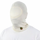 Capucha resistente al fuego y meta-aramida blanca unitalla