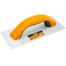 Llana de metal dentada de 230 x 100mm.