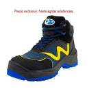 Bota negra/amarilla MT dieléctrica con casquillo
