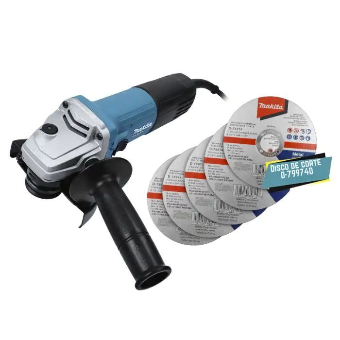 Esmeriladora Angular eléctrica 4 1/2plg 850w 11000rpm