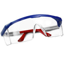 Lente de protección cuadrado mica clara de armazón tricolor