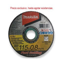 Disco de corte para metal 4 1/2" x 1/32" x 7/8"