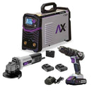 Combo soldadora inversor multiproceso MMA/TIG 250A 110/220V bi-voltaje.