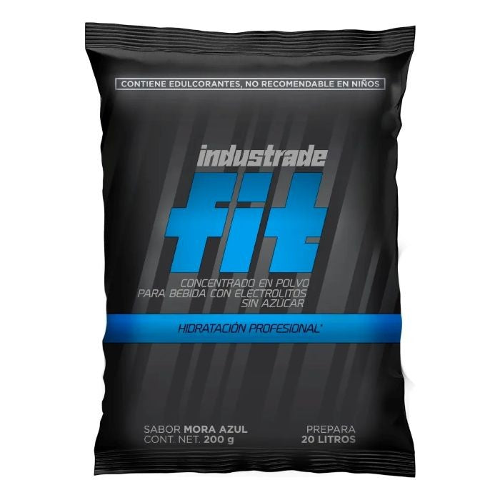 Polvo para bebida hidratante sin azúcar 20lts sabor mora azul