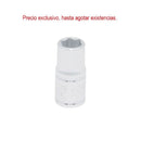 Dado corto de 1/4 x 3/16plg 12ptas.