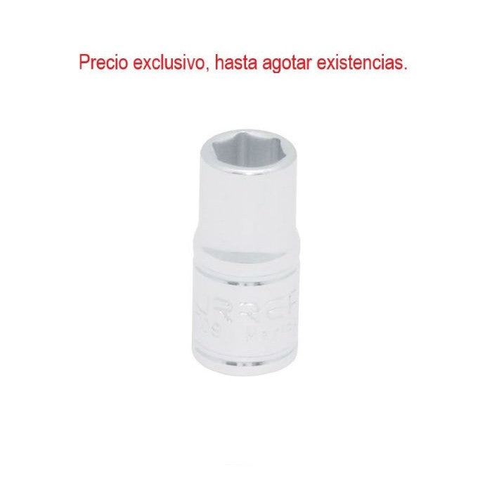 Dado corto de 1/4 x 3/16plg 12ptas.
