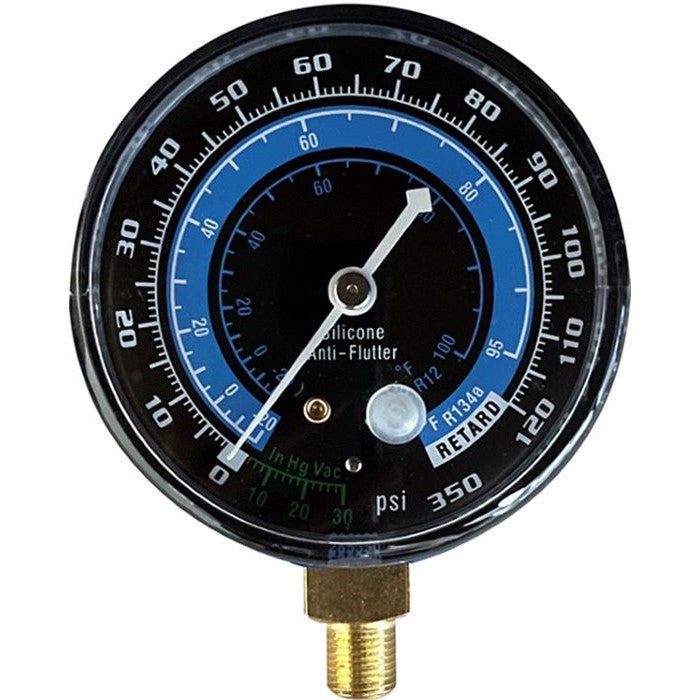 Manómetro de lado bajo con anti vibración de 0-350psi.