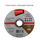 Disco de corte para acero inoxidable 4 1/2" x 3/64" x 7/8"