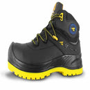 Bota de trabajo dieléctrica hidrofugada forza negro/amarillo