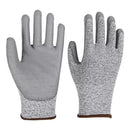 Guantes tejidos de nitrilo gris talla XL