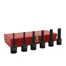 Juego de 6 dados de impacto métricos hexagonales de 1/2plg x 4 a 14mm.