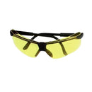 Lente de protección mica ámbar antiniebla de armazón negro