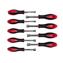 Juego de 9 desarmadores métricos de caja de 5 a 13mm.