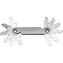 Medidor de roscas mm/plg con 12 hojas