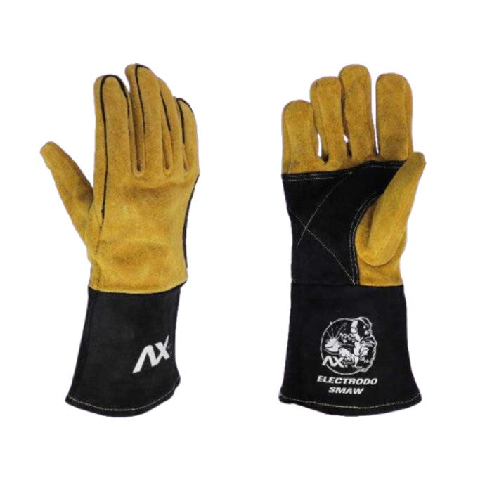 Guantes para soldar de carnaza reforzados