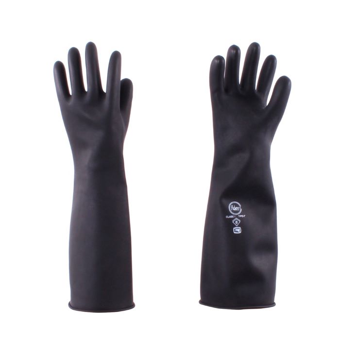 Guantes contra ácido 450ml talla L.