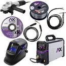 Combo de soldadora inversor multiprocesos de electrodo y  MIG 110-220v