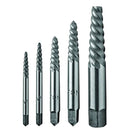 Juego de extractores de 5pzas "cola de cochi" para tornillos