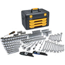 Juego de 239 herramientas fraccionales y métricas para mecánico.